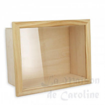 Showcase (kit) wood Plexi+frame