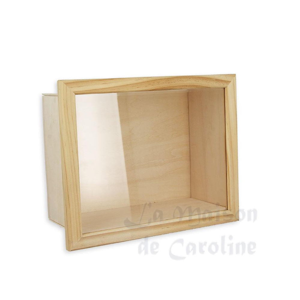 Showcase (kit) wood Plexi+frame