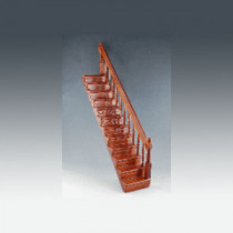 Staircase bannister right, walnut