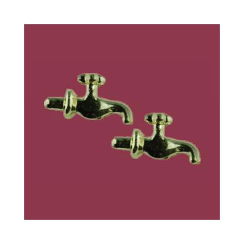 2 Brass faucets