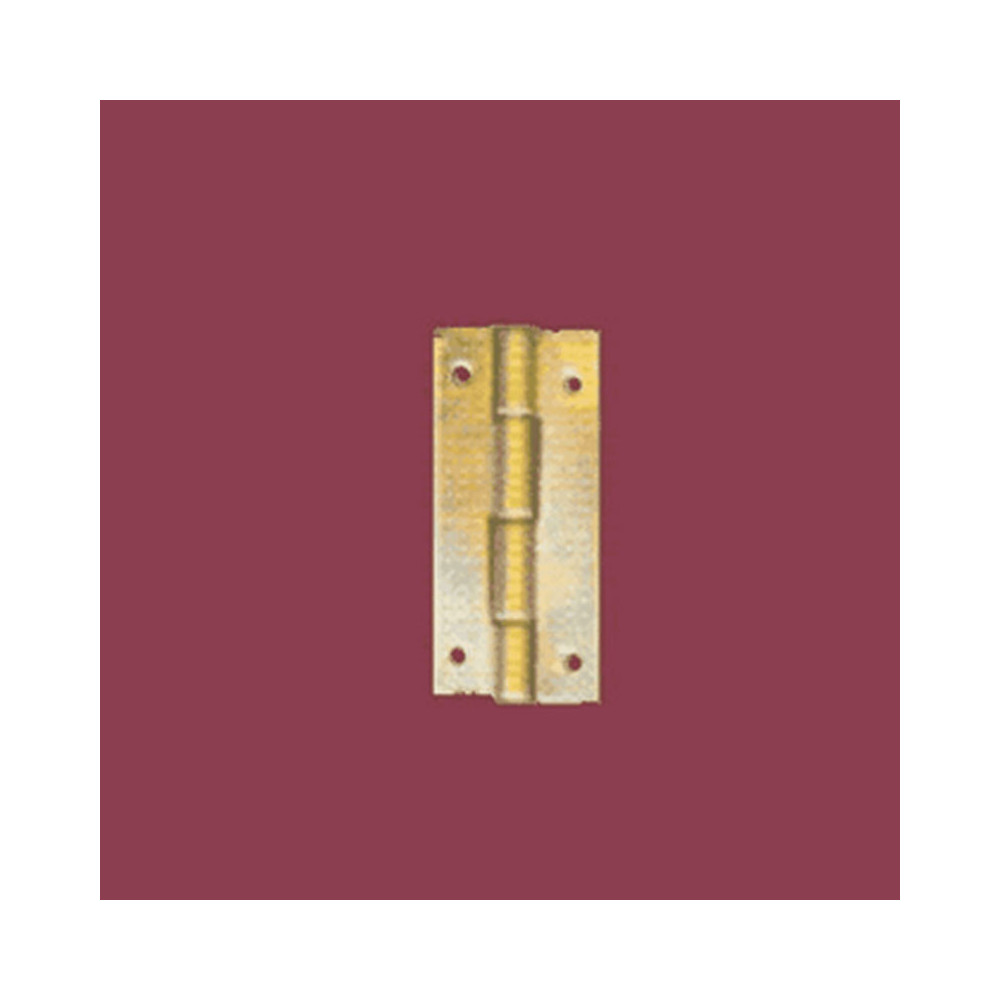 4 Brass hinges 9x20mm