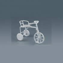 Metal tricycle white (working)
