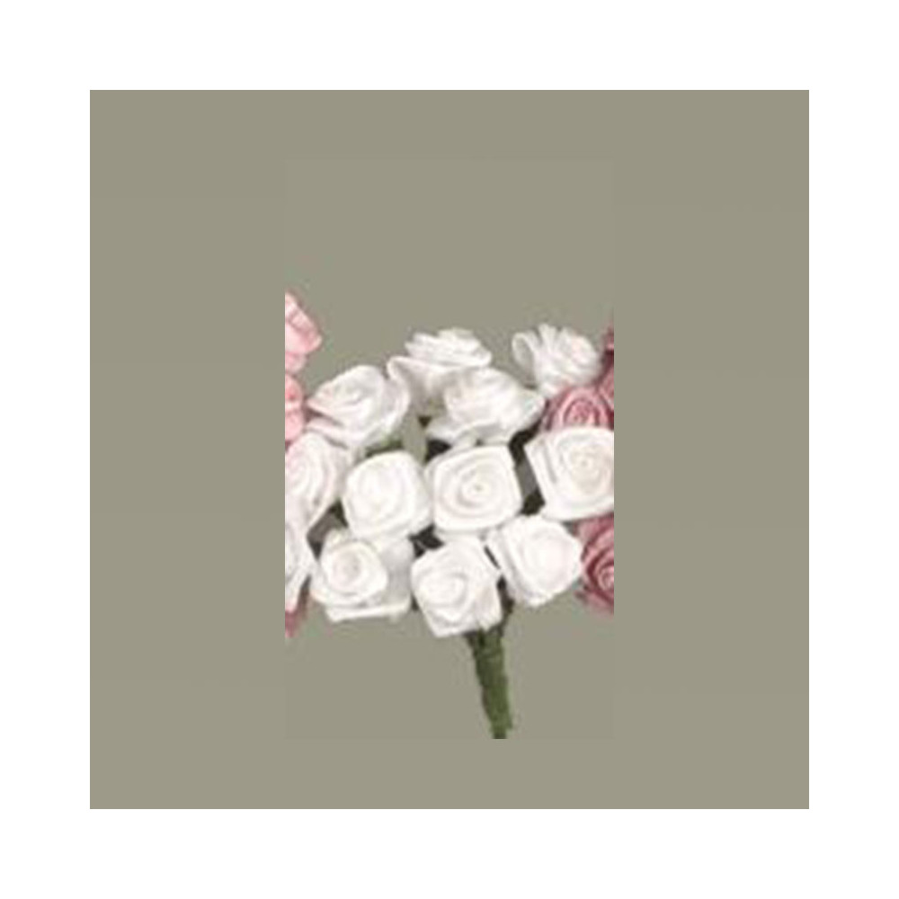 Bouquet of 12 roses white