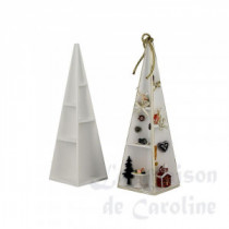 Middle Pyramid minis white without deco 24cm