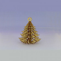 Little 3D Christmas tree 10cm