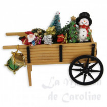 Trolley with Christmas kit - 9 pcs