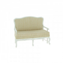 Sofa white-cream stripes