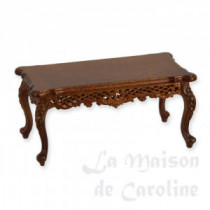 Coffee table Louis XV walnut