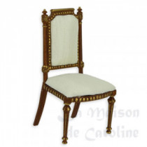 Chair Louis XVI walnut-gold