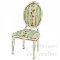 Chair Louis XVI Ivory-gold
