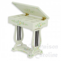 Sewing table ivory lowers