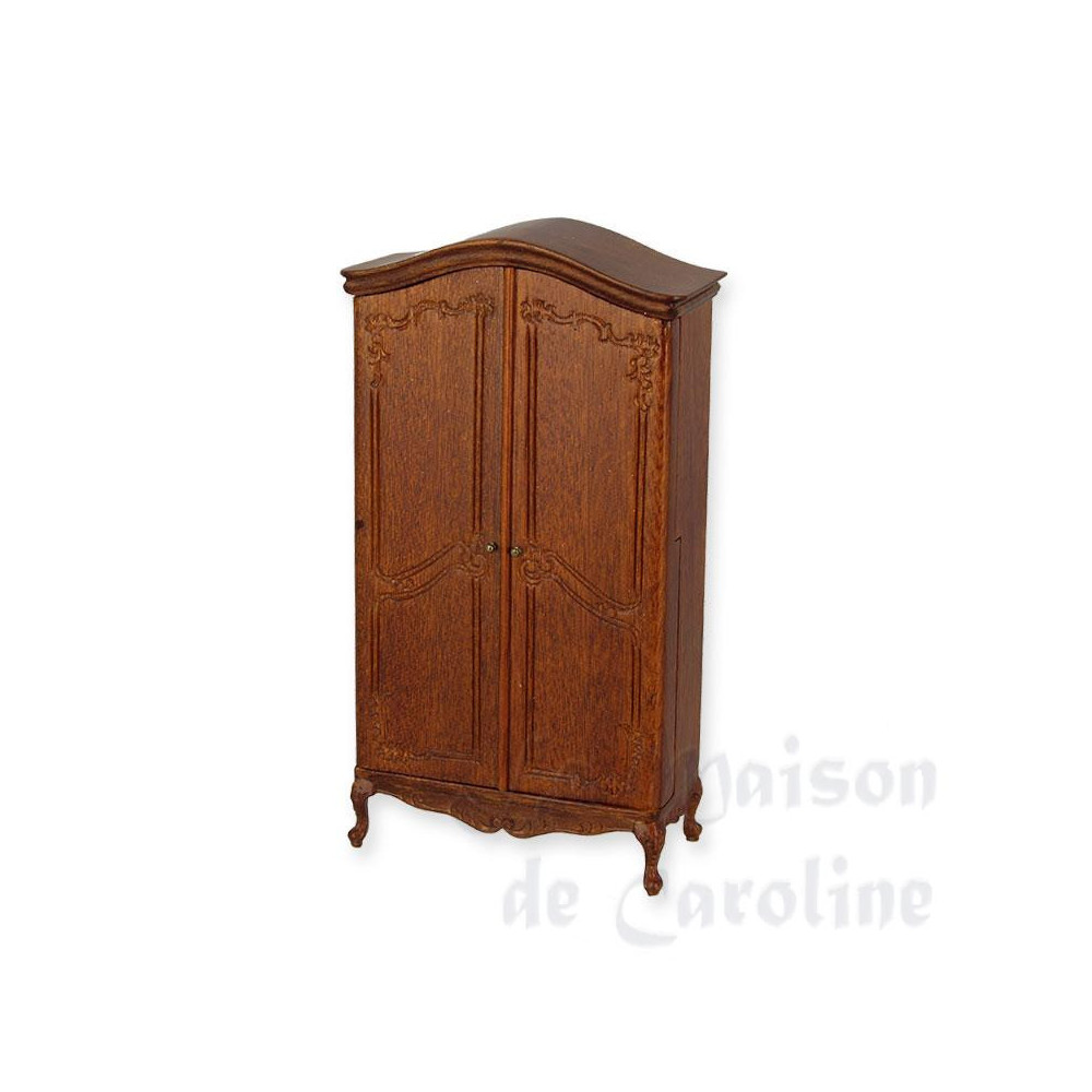 Treasure cabinet walnut with a paint stain