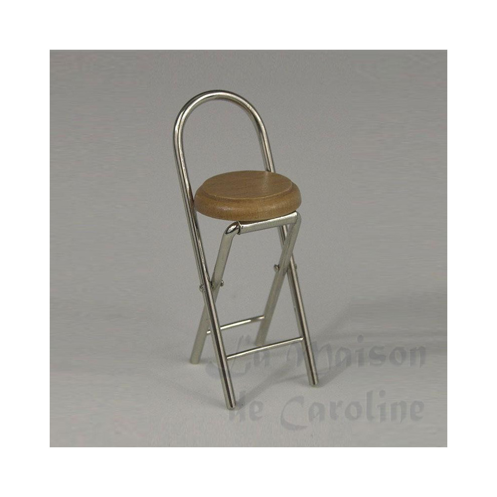 Folding bar chair metal