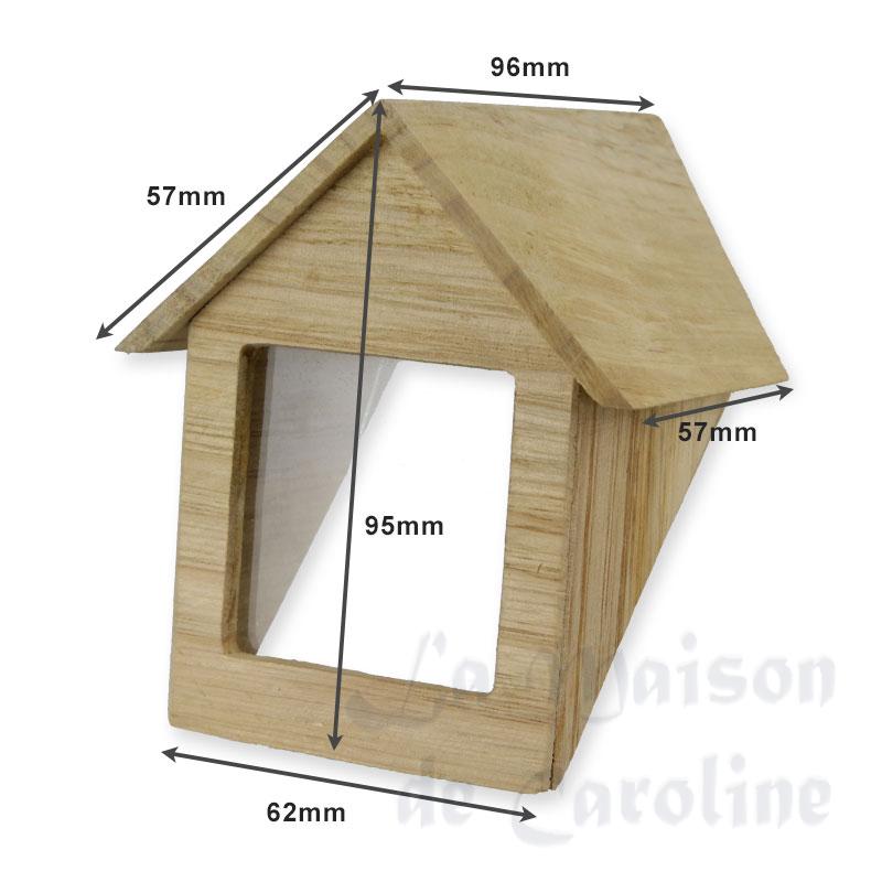 dormer window 45° miniature 1:12 Bilder 1