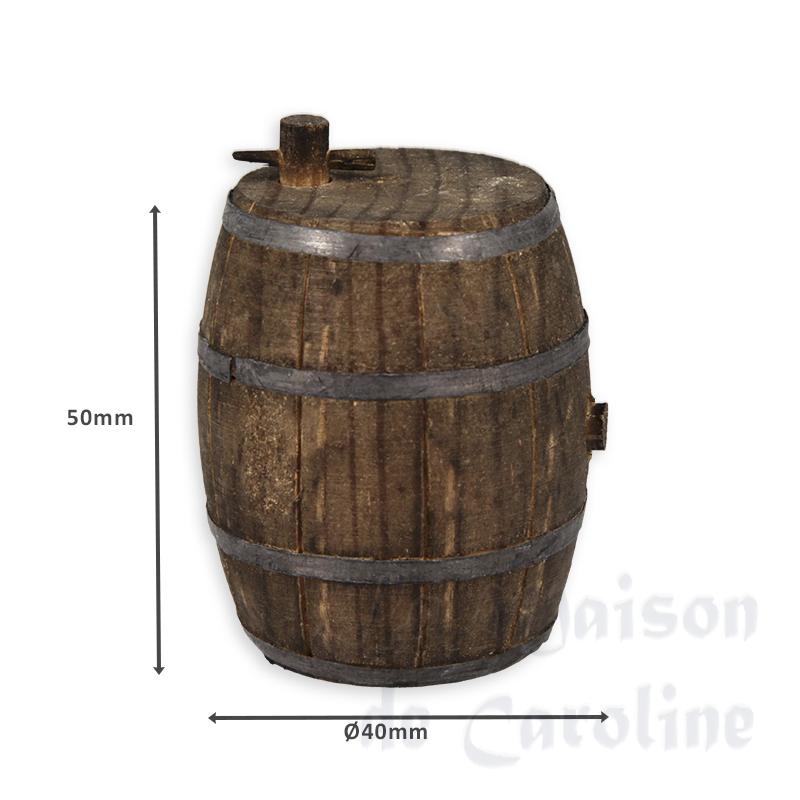 big barrel w/faucet Miniature 1:12 photo 2 big barrel w/faucet Miniature 1:12 photo 2