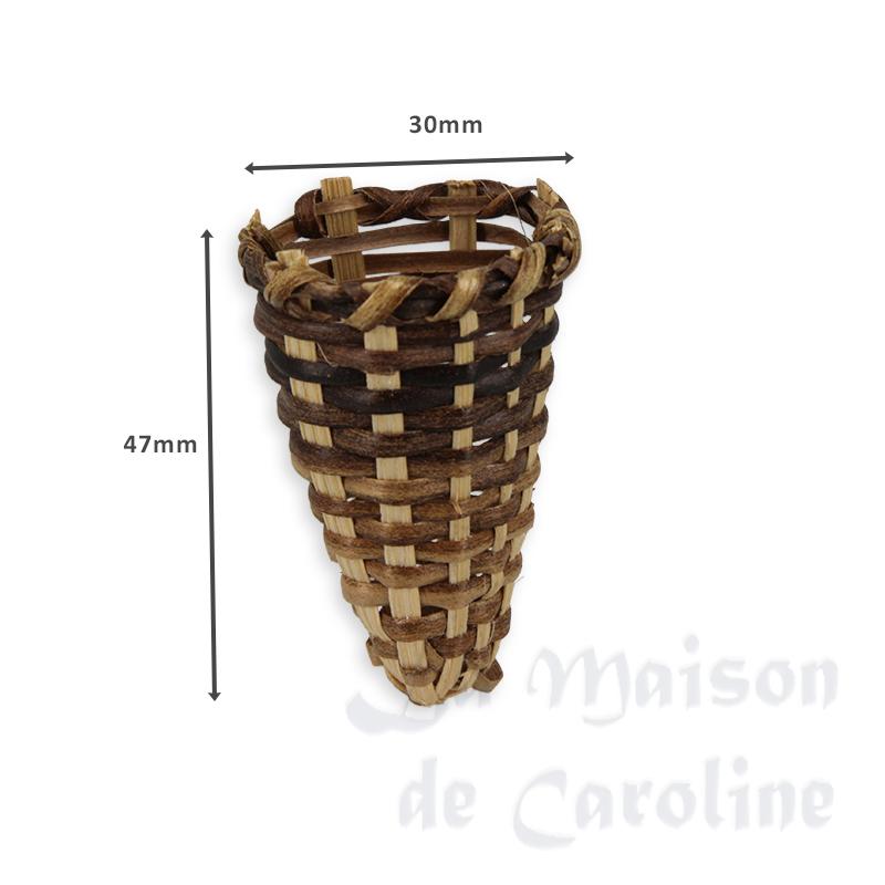 wine grower's basket Miniature 1:12 photo 2 wine grower's basket Miniature 1:12 photo 2
