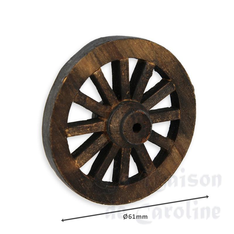 medium wagon wheel Miniature 1:12 photo 2 medium wagon wheel Miniature 1:12 photo 2