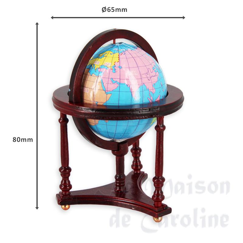 Globe on a mahogany stand photo 2 Globe on a mahogany stand photo 2