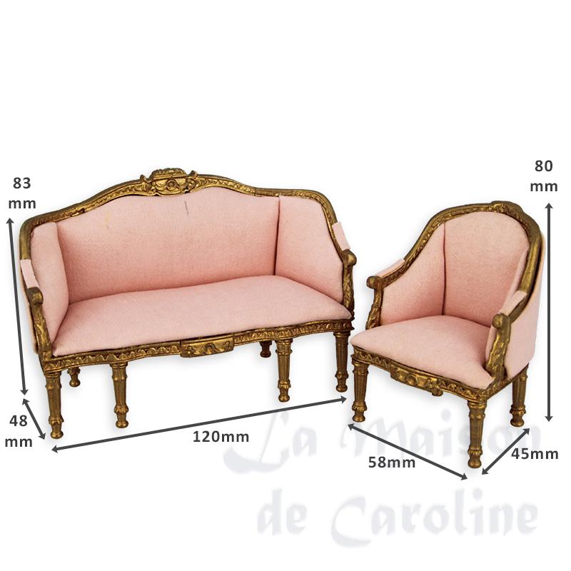 set 2 pcs sofa and armchair gold fabrics pink photo 2 set 2 pcs sofa and armchair gold fabrics pink photo 2