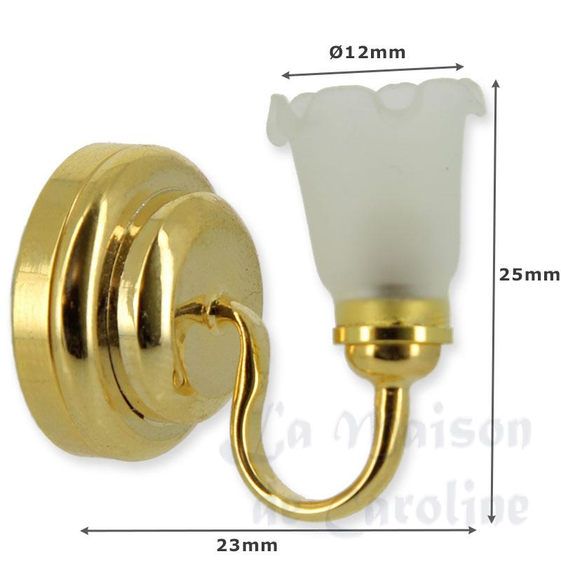 led wall lamp tulip miniature 1:12 Bilder 1
