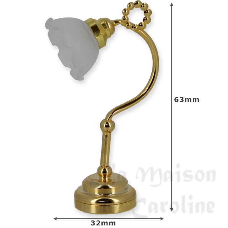 led desk lamp tulip miniature 1:12 Bilder 1