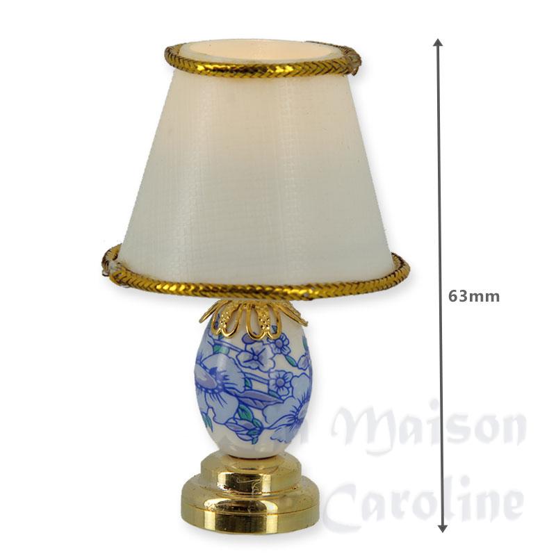led table light flowery blue miniature 1:12 Bilder 1