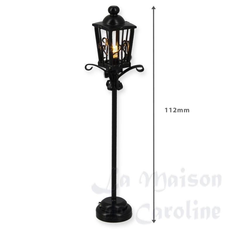 led street lamp black miniature 1:12 Bilder 1