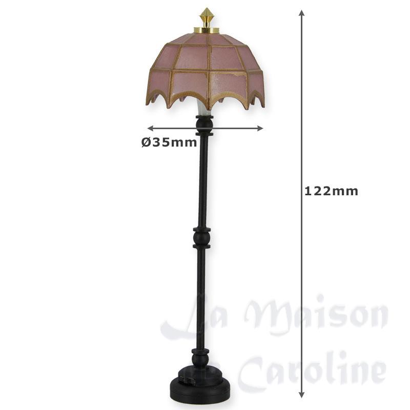 led floor lamp tiffany miniature 1:12 Bilder 1
