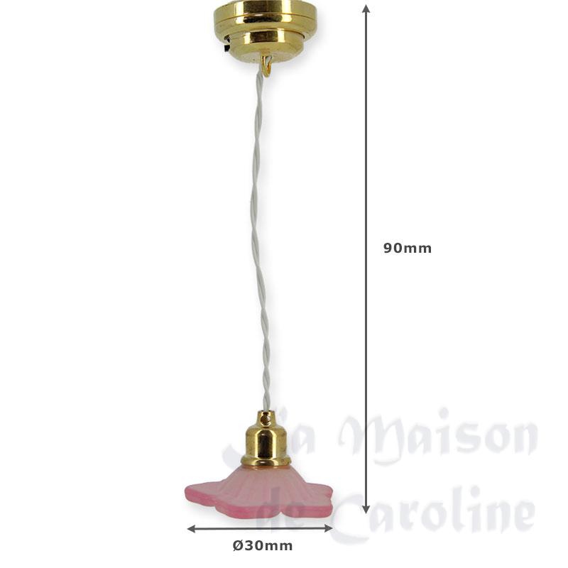 led hanging lamp tulip miniature 1:12 Bilder 1