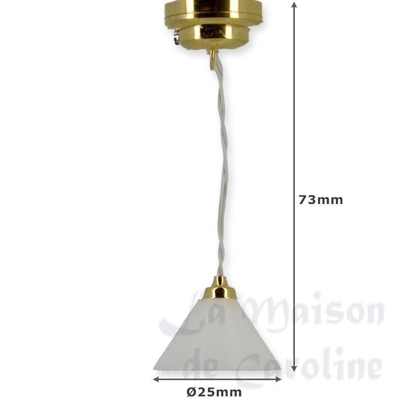 led hanging lamp cone miniature 1:12 Bilder 1
