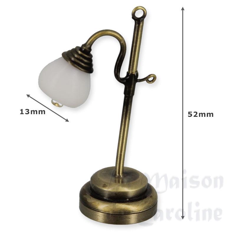 led desk light antique miniature 1:12 Bilder 1