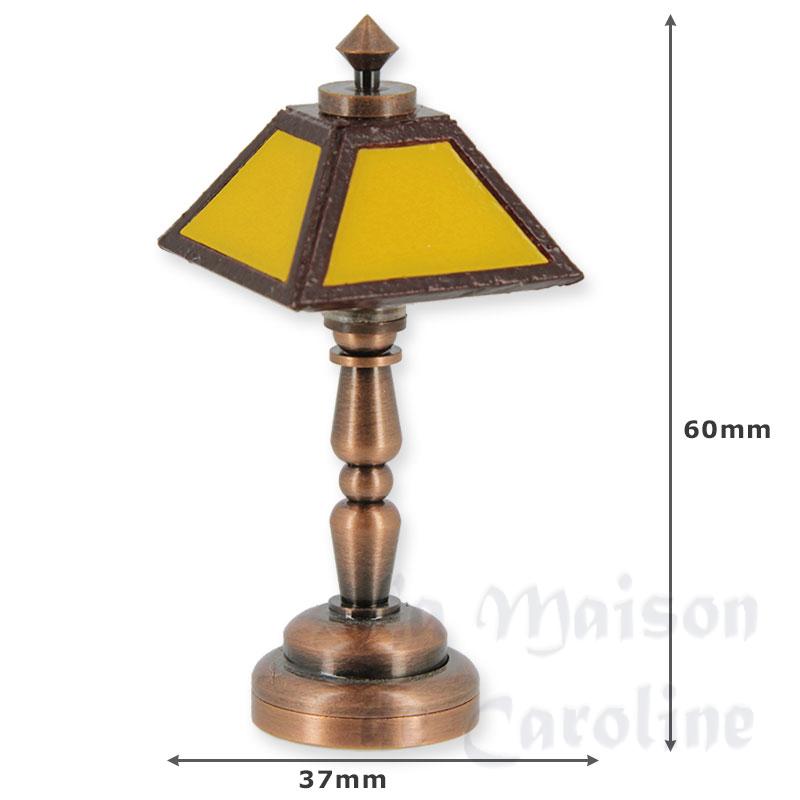led table light copper orange miniature 1:12 Bilder 1