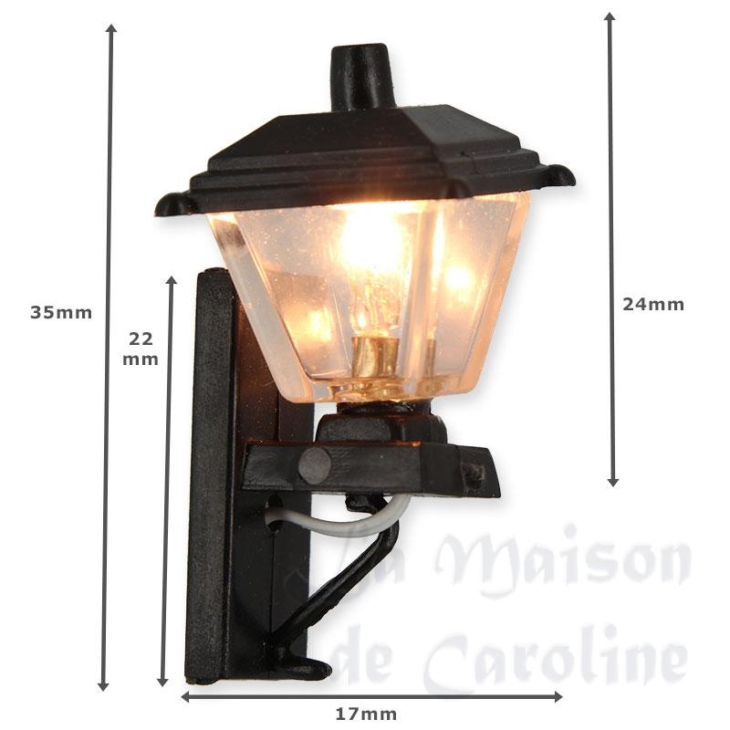 12v wall lamp outside miniature 1:12 Bilder 1