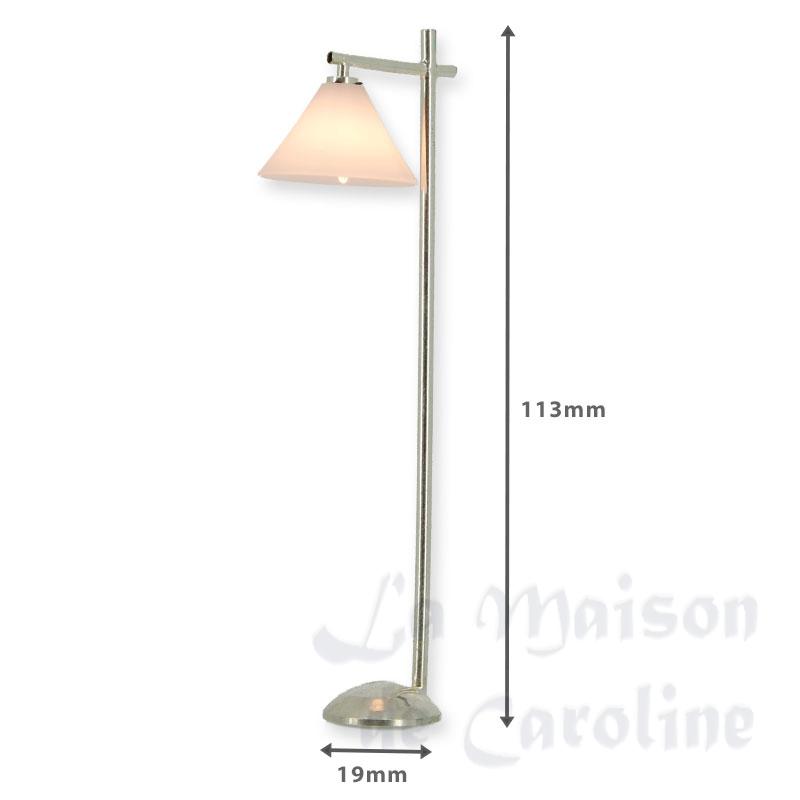 12v floor lamp modern cone hanging miniature 1:12 Bilder 1