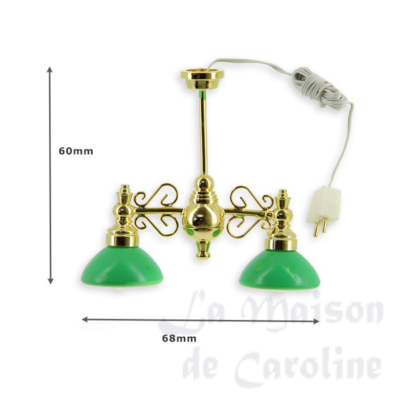12v hanging lamp clip pool table for dollhouses 1:12 photo 2