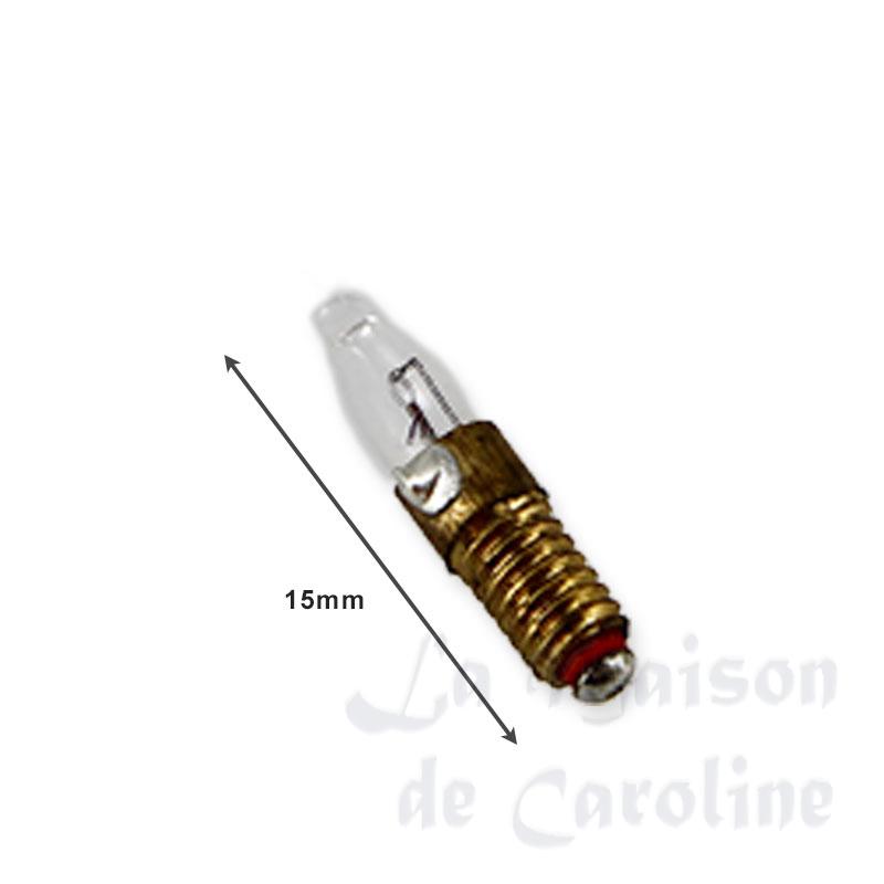 4 flame bulbs clear 3mm 50ma-12v miniature 1:12 Bilder 1