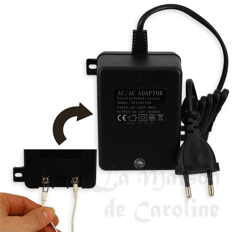 plug in transformer 1670ma french plug miniature 1:12 Bilder 1