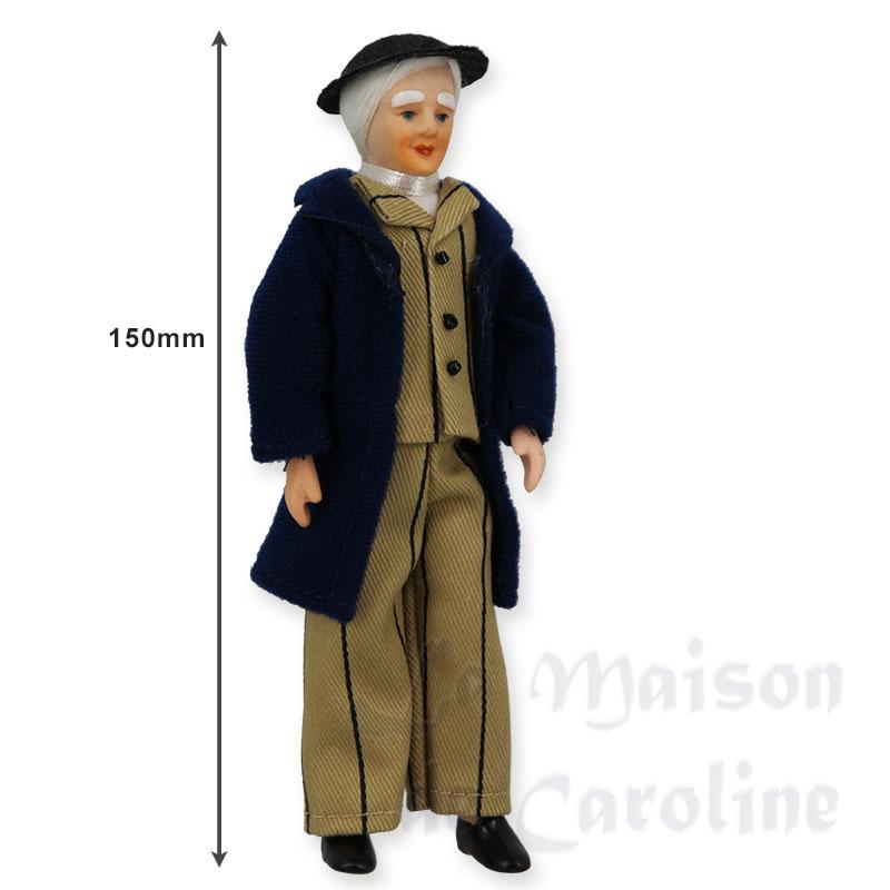 grand father with hat miniature 1:12 Bilder 1