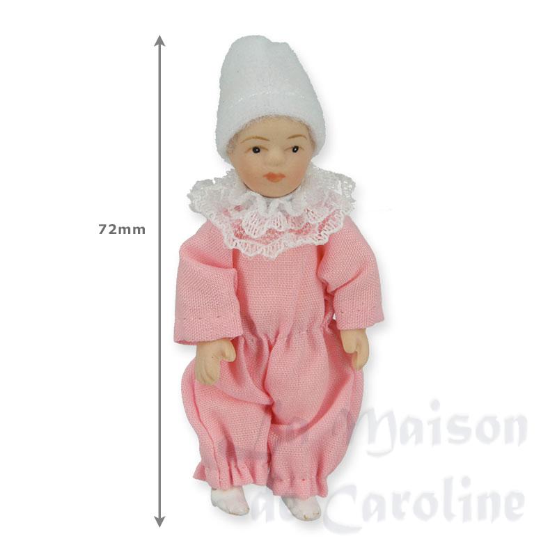 porcelain baby pink miniature 1:12 Bilder 1
