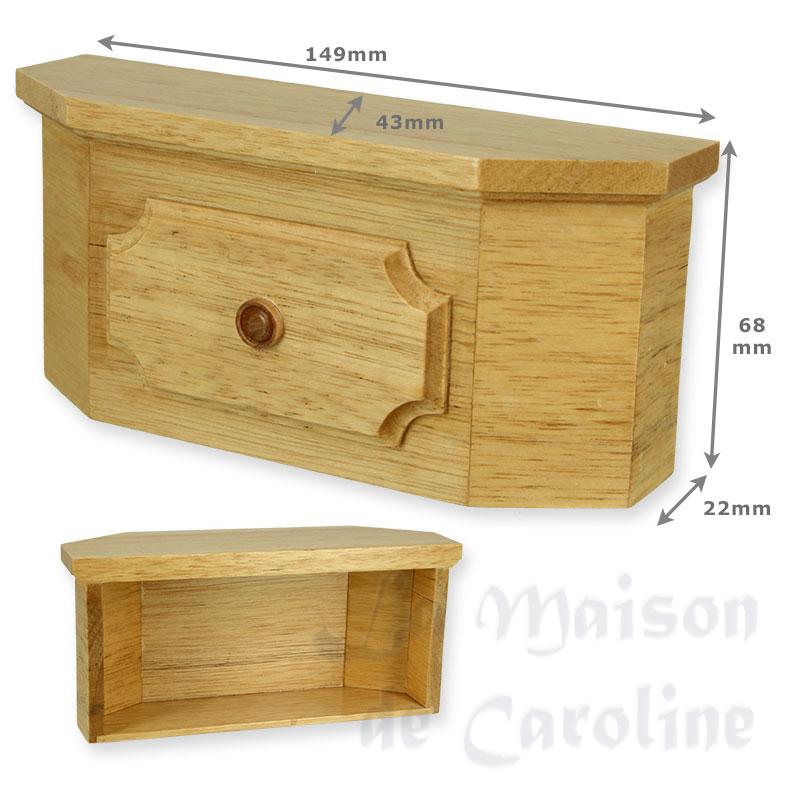 counter natural oak miniature 1:12 Bilder 1
