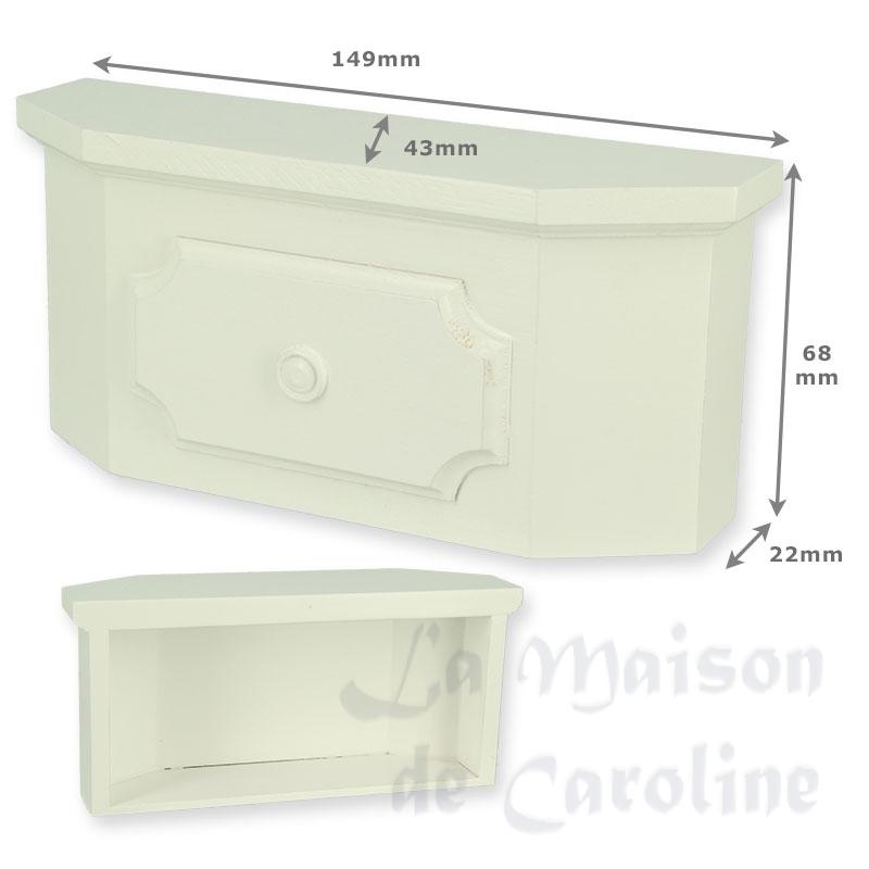 counter white miniature 1:12 Bilder 1