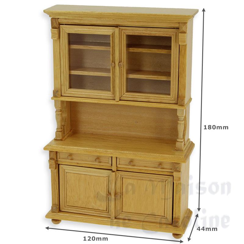 kitchen cupboard 2 doors natural oak miniature 1:12 Bilder 1