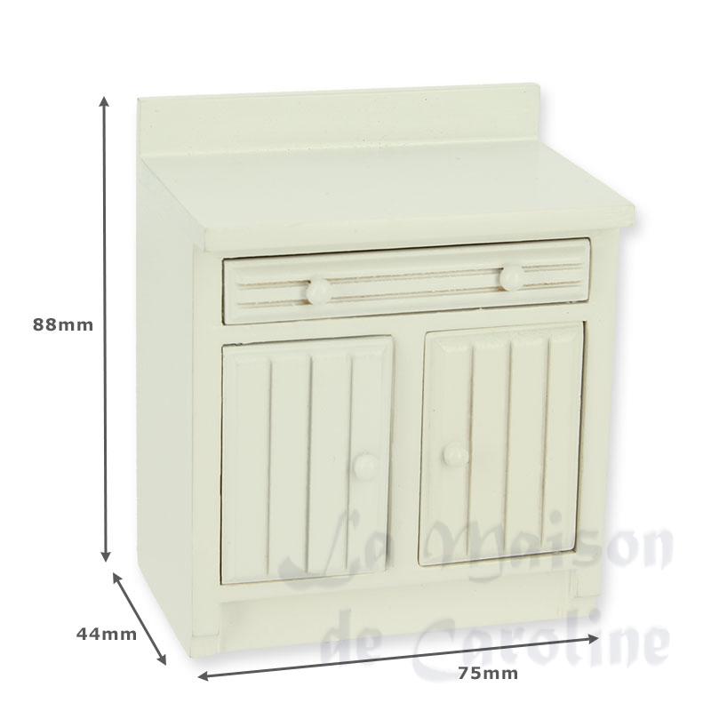 kitchen element white miniature 1:12 Bilder 1