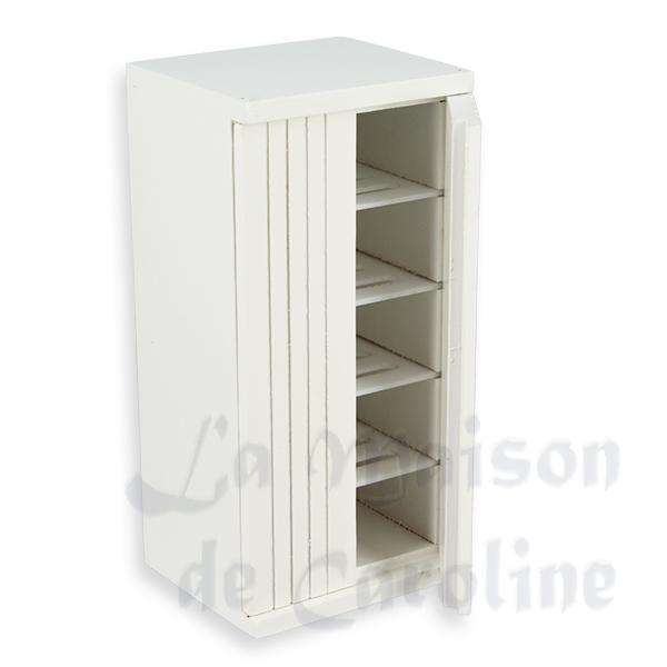 kitchen fridge white miniature furniture 1:12 photo 2