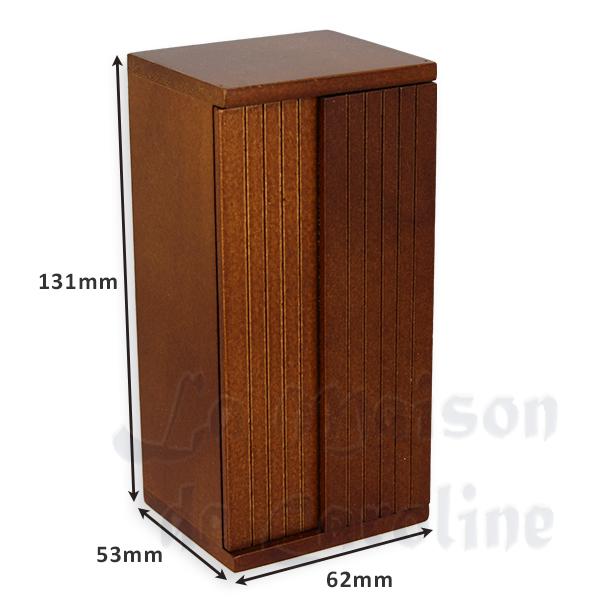 kitchen fridge walnut miniature furniture 1:12 photo 3 kitchen fridge walnut miniature furniture 1:12 photo 3