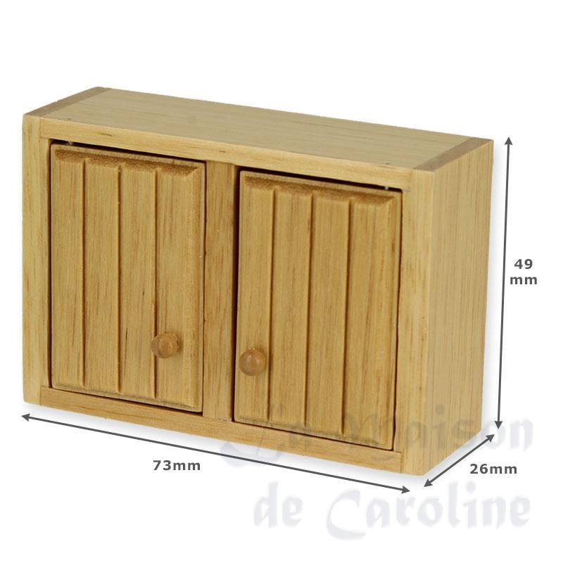kitchen wall element natural oak miniature 1:12 Bilder 1