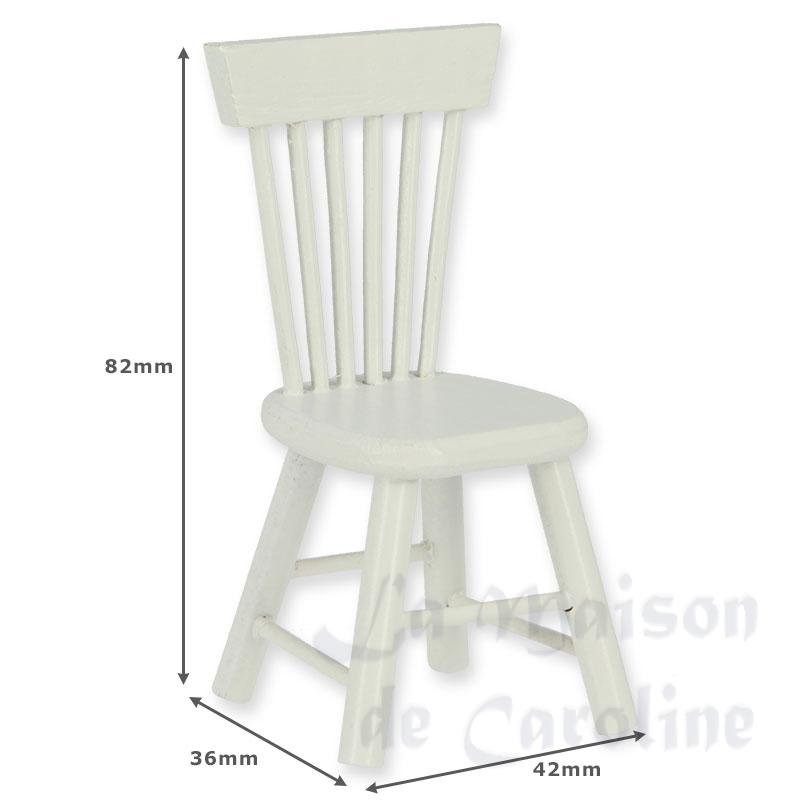 chair white miniature 1:12 Bilder 1
