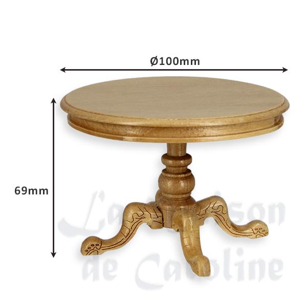 kitchen table natural oak miniature furniture 1:12 photo 2 kitchen table natural oak miniature furniture 1:12 photo 2