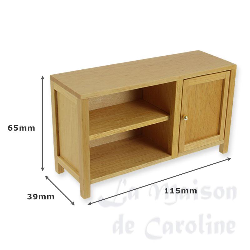 sink cabinet natural oak miniature 1:12 Bilder 1