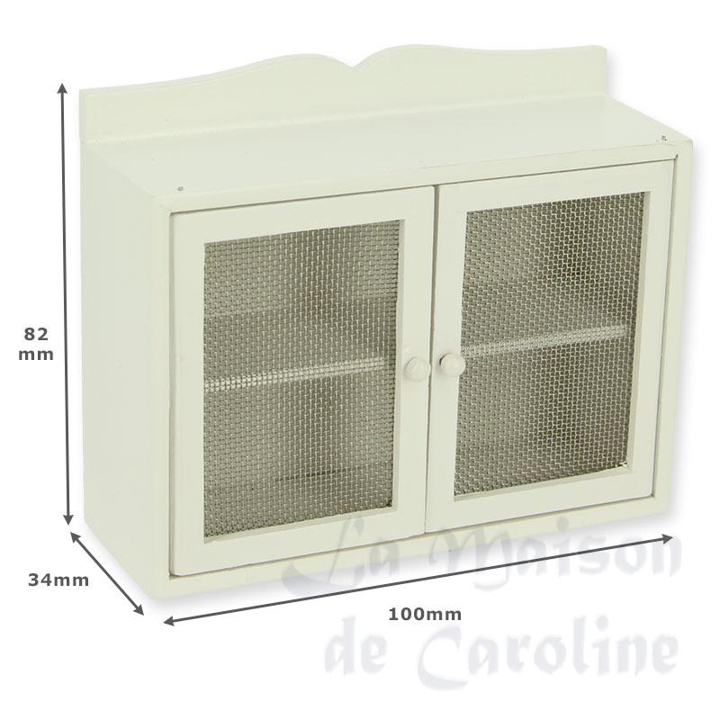 hanging cabinet white miniature 1:12 Bilder 1